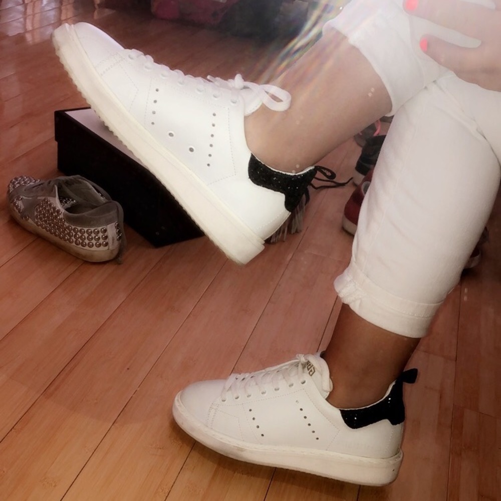 Golden Goose “Starter” Low Top Sneakers Size 35 - Picture 2 of 8